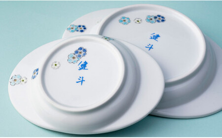 肥前赤絵窯元 鷹巣 お食い初め器揃え 男の子用 百日お祝い 成長と共に長く使える 名入れ 有田焼 bm007