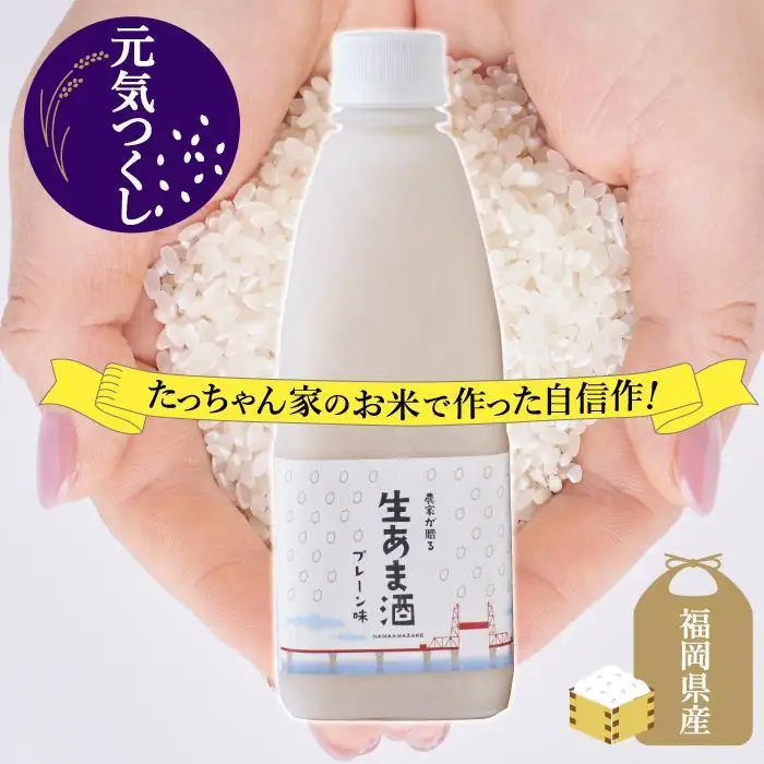 ★2025年6月1日～順次発送★プレーン生甘酒 3本