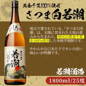 白若潮・黒若潮 1800ml×6本セット「ザ・ファブル」に掲載！ c8-026