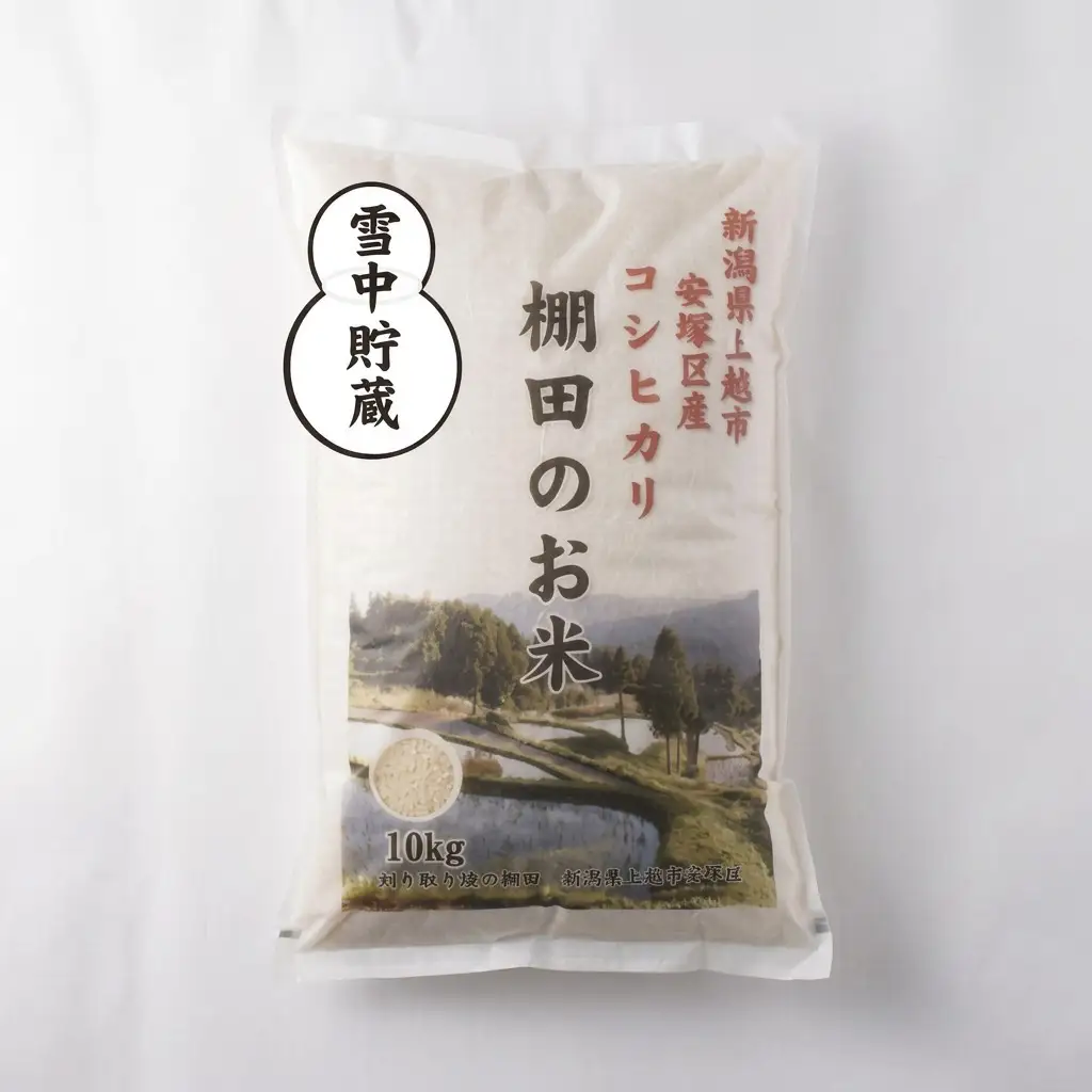 棚田米 コシヒカリ 雪中貯蔵 精白米 コシヒカリ 20kg