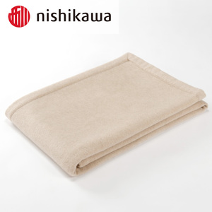 西川 カシミヤ毛布QL6653 ベージュ FQ03602015300 | 毛布 [4007]