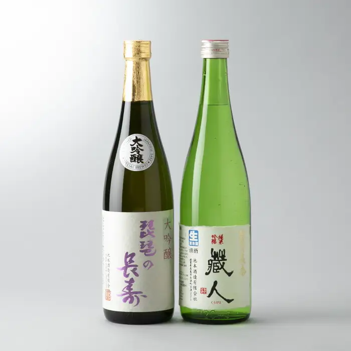 【I-807】池本酒造　琵琶の長寿 大吟醸・琵琶の長寿 純米吟醸「蔵人」セット　720ml×2本【高島屋選定品】