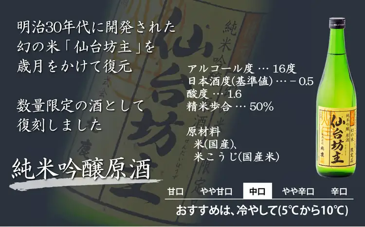 北鹿仙台坊主720mlと割烹美さわ比内地鶏缶詰セット　90P4004【筒井商店】