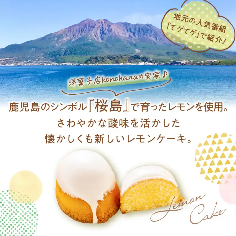 桜島 檸檬 の レモンケーキ K236-001