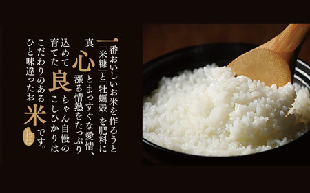 【令和7年産】 【定期便全3回】 真庭市産コシヒカリ 牡蠣殻栽培 白米 ５kg×３回 岡山県 【takenaka005-02-tkb03】