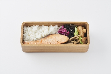 【山桜の弁当箱Lサイズ】職人の手により作られた最高級弁当箱　国産　建彦木工　600ml Lサイズ　【栃木県足利市】 F7Z-693