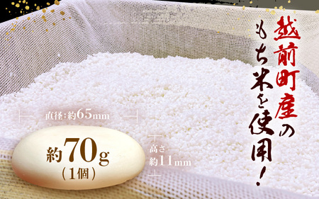 福井県産たんちょうもち「雪ん子丸餅」1.4kg [e26-a009] 