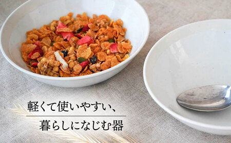 【美濃焼】[軽量食器] TLPリムバンド オートミル×4枚(ホワイト) セット【井澤コーポレーション】食器 鉢 ボウル [TBP122]