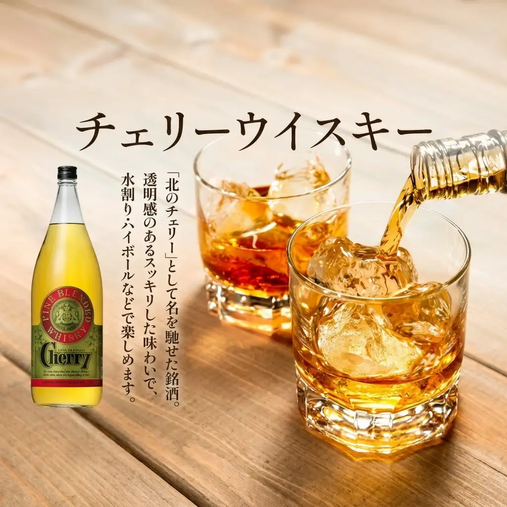 チェリーウイスキー 1800ml ブレンデッドウイスキー