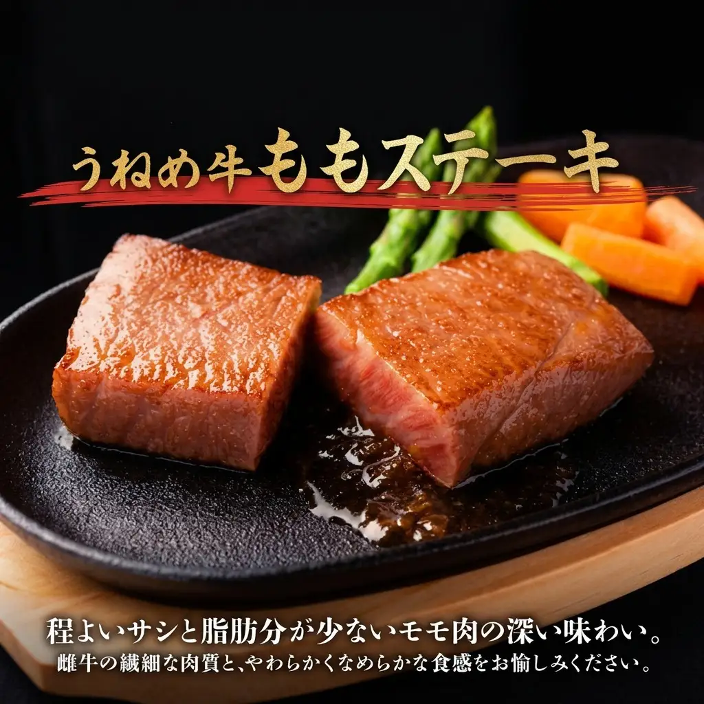 ステーキ うねめ牛 もも ステーキ 600g 肉