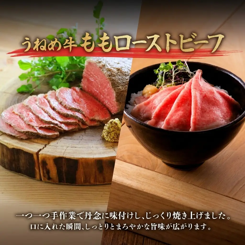 ローストビーフ うねめ牛 ももローストビーフ 300g