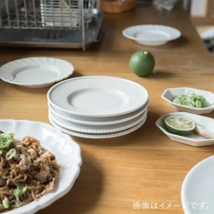 【波佐見焼】デルフト ミルク色 2枚セット 食器 皿【イロドリ】[KE49] 波佐見焼