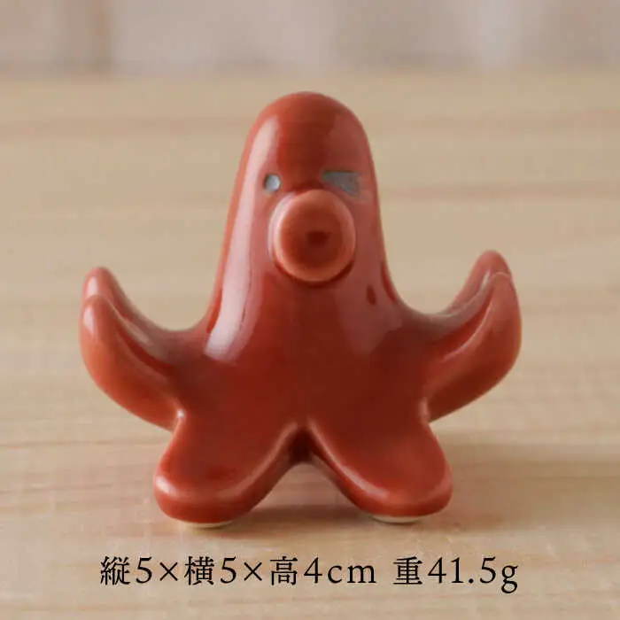 【波佐見焼】たこさんウィンナー 箸置き 5個セット 食器【陶もと】[PE51] 波佐見焼