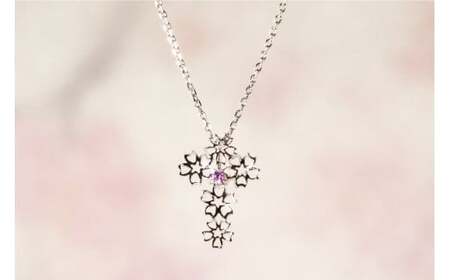 わに塚の桜モデルペンダント『桜クロス』
