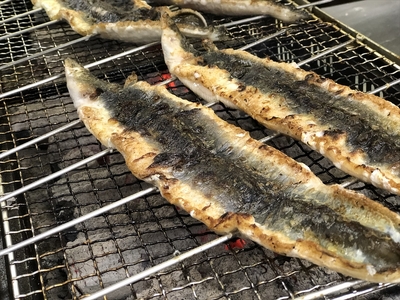 有頭国産鰻炭火焼き（1尾約170g）