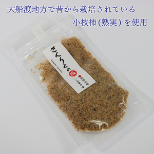 熟柿塩 60g袋入り 3袋 かき 柿 塩 調味料 おしお しお ソルト salt ミニボトル 料理 味付 岩手県 大船渡市