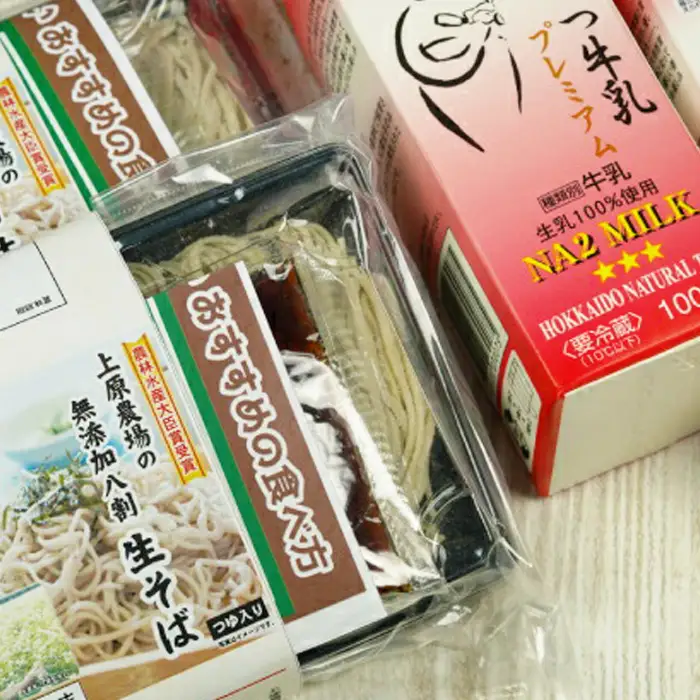 牛乳で打った夢見そば×340g（6人前・そばつゆ付）【3000501】