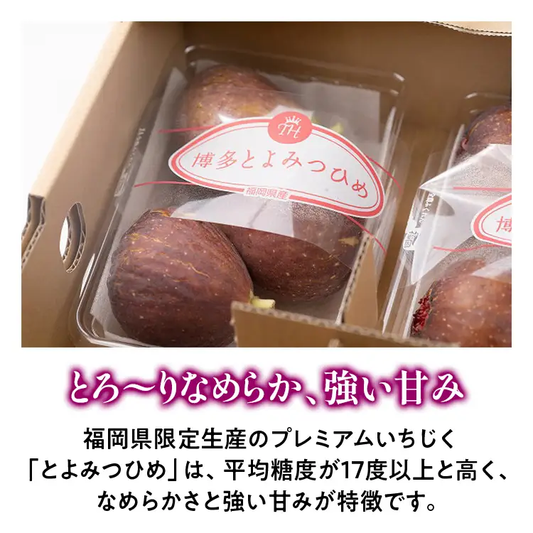 福岡県産ブランド無花果「とよみつひめ」(約300g×4パック)