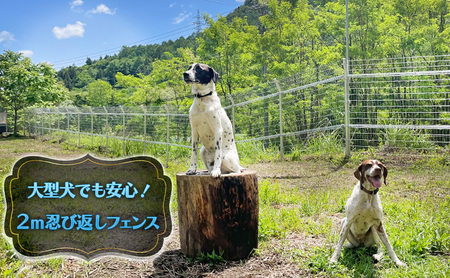 ドッグラン利用券 貸切 愛犬と泊まれる 大型犬OK ドッグラン利用券【1泊2日】