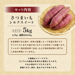 さつまいも　シルクスイート　Lサイズ　5kg mi0084-0005-3