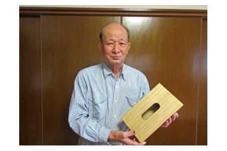 【ティッシュボックス】桐 職人謹製木製ティッシュボックス