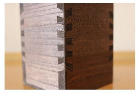 ペン立て  菊組 職人謹製の木製ペン立て