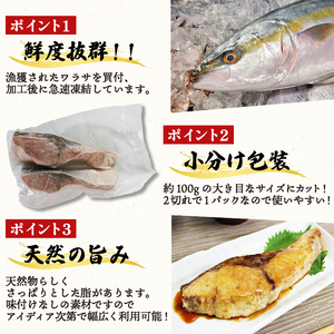 天然 ブリ ワラサ 切身 約1.2kg 2切×6袋 冷凍 小分け 切り身 鍋 ぶり大根 煮付け 煮物 ぶり 鰤 加工 魚海産物 バター ソテー 焼き てりやき 照り焼き 