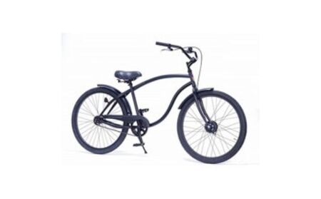 自転車 ビーチクルーザー 26インチ 組み立て不要 【Rainbow Products Japan】 Type-X スペシャル仕様 マットブラック