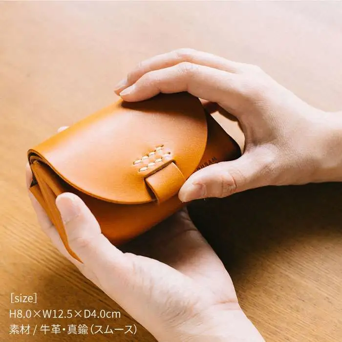 マルチプルパース 革財布 11012 糸島 / Duram Factory [AJE003] 手作り コンパクト レザー 革 革製品 ギフト 贈答 レディース メンズ 手作り カード