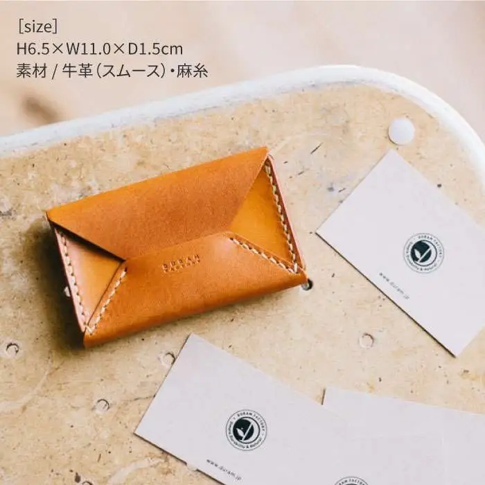 DURAM ボックス カード ケース / 名刺入れ 革 レザー 《糸島》【Duram Factory】 ドゥラムファクトリー 9030 [AJE038]