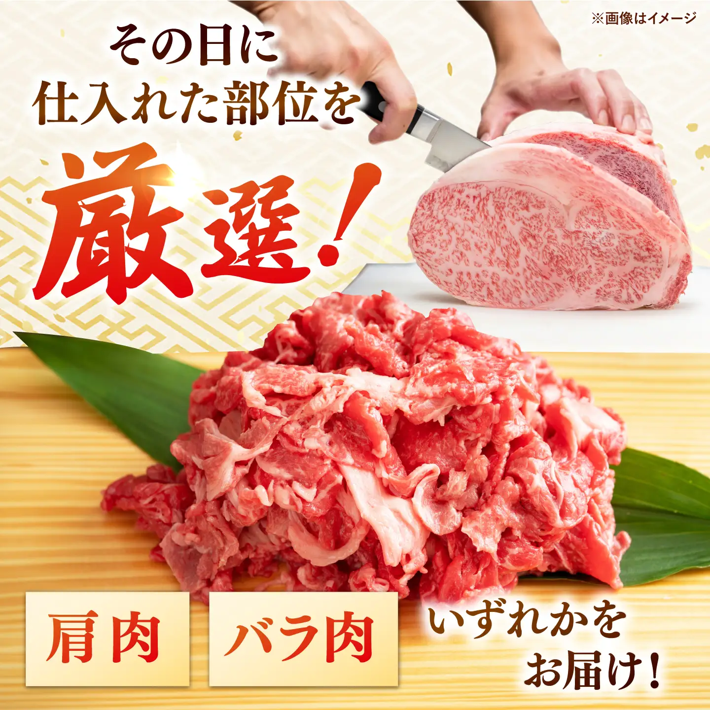 博多和牛 切り落とし 1000g [500g×2] 桂川町/株式会社 MEAT PLUS [ADAQ006] 
