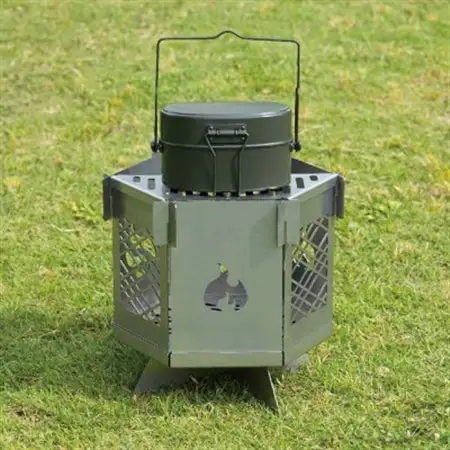 防衛省陸上自衛隊規格　戦闘飯ごう2型　アウトドアで炊く・焼く・蒸す・煮るができる便利調理器具_雑貨・日用品 アウトドア用品 スポーツ・アウトドア用品   雑貨・日用品 キャンプ用品 スポーツ・アウトドア用品 _【1417185】