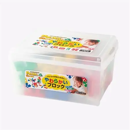 【幼児向けやわらかい知育玩具】ピーブロックジュニア60_雑貨・日用品 おもちゃ・ぬいぐるみ  _【1426744】
