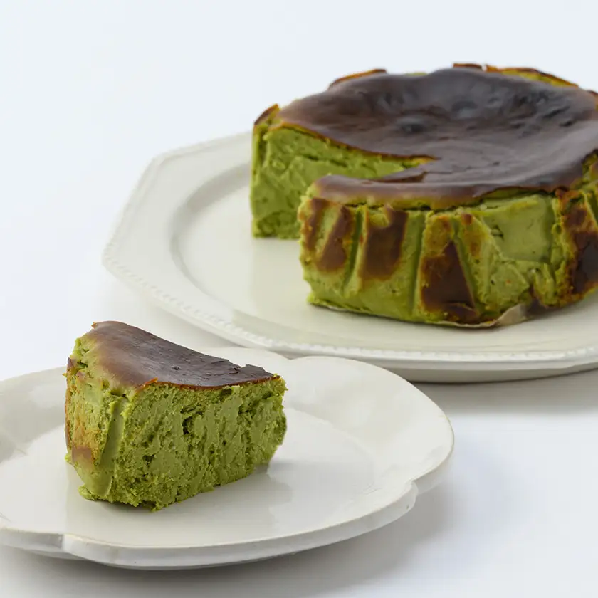 とろける抹茶バスクチーズケーキ　420g/1個_菓子・スイーツ ケーキ  _【配送不可地域：離島】【1428575】