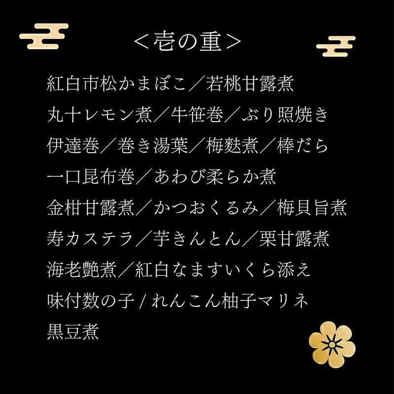 老舗料亭のおせち『福おせち和風一段重』（1～2人前）【一乃松】