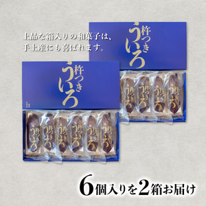 宝来堂の一口ういろ 6個入り×2箱 杵つき ういろ 阿波ういろう
