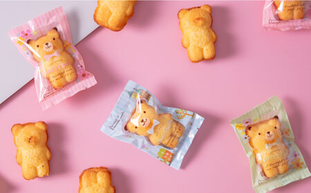 くまのマドレーヌ24個入り（レモン風味 詰め合わせ） マドレーヌ　クマ　マドレーヌ　マドレーヌ【パティスリーハダ】 [AKAM012]