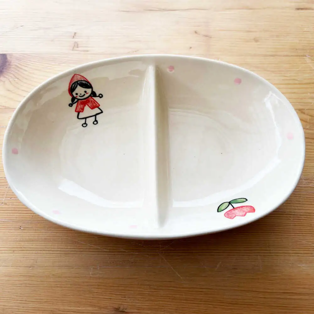 【瀬戸焼】子供用食器5点セット（女の子）【窯元SOUSEN】[BBCQ009]子ども食器 離乳