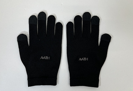 I4-60AB【サイズ：M】リカバリーウェアA.A.TH/インナーグローブ（品番：AAA96855）