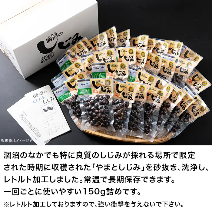 378 しじみ 約4.5kg レトルト どどんとお届け 約150g × 30袋 小分け パウチ 涸沼の大和しじみ