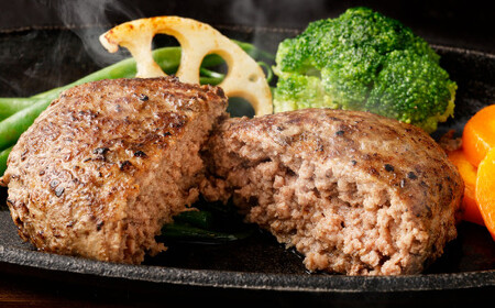 卸問屋のこだわり 手ごね 生ハンバーグ 100g×30個 計3kg デミグラスソース付き 合挽き