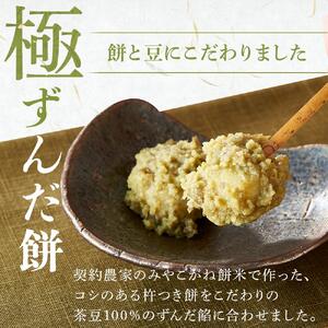 極ずんだ餅　【お菓子・和菓子・もち菓子・茶豆100％・ずんだ餡】