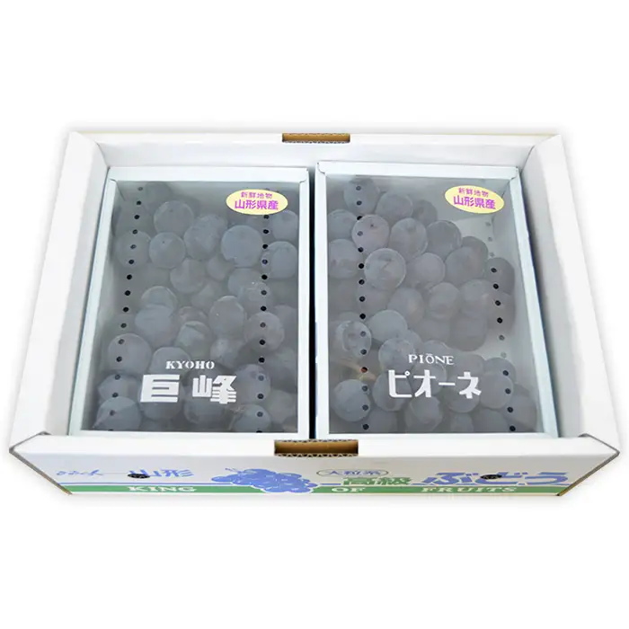 山形のぶどうセット 秀品 約2kg(ピオーネ約1kg2房前後・巨峰約1kg2房前後)[9月中旬～10月中旬お届け]【令和8年産先行予約】FS24-572 くだもの 果物 フルーツ 山形 山形県 山形市 2026年産