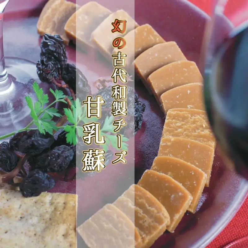 幻の古代和製チーズ甘乳蘇〔AA-70-001〕_(都城市) 自然食品 古代和製チーズ 40g×2 2箱 計160g 伝統の珍味 新鮮牛乳の水分だけ蒸発 天然の健康食品 牛乳の成分をそのまま10分の1まで煮詰めて凝縮