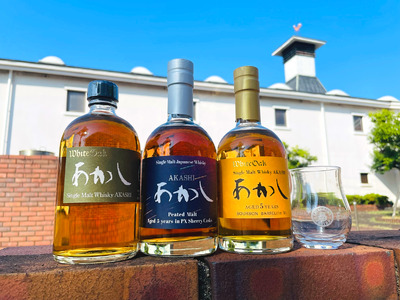 ウイスキー シングルモルト あかし 3種飲み比べ ウイスキー