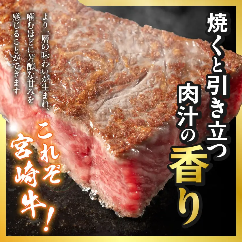 宮崎牛赤身モモステーキ1.0kg〔24-4202〕_(都城市) 柔らかい肉質 250g×4枚 計1キロ -40度の急速冷凍で新鮮な状態でお届け 牛肉 和牛 ブランド 人気 おすすめ オススメ
