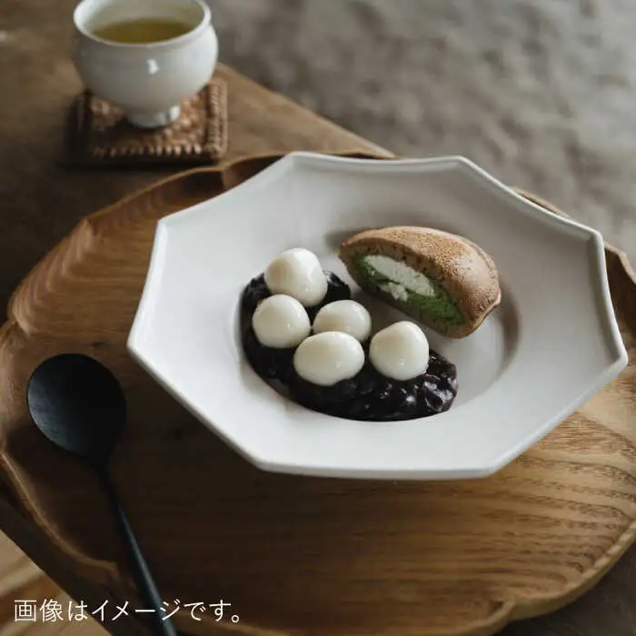 【波佐見焼】八角皿 白マット釉 2枚セット 食器 皿【イロドリ】[KE56] 波佐見焼