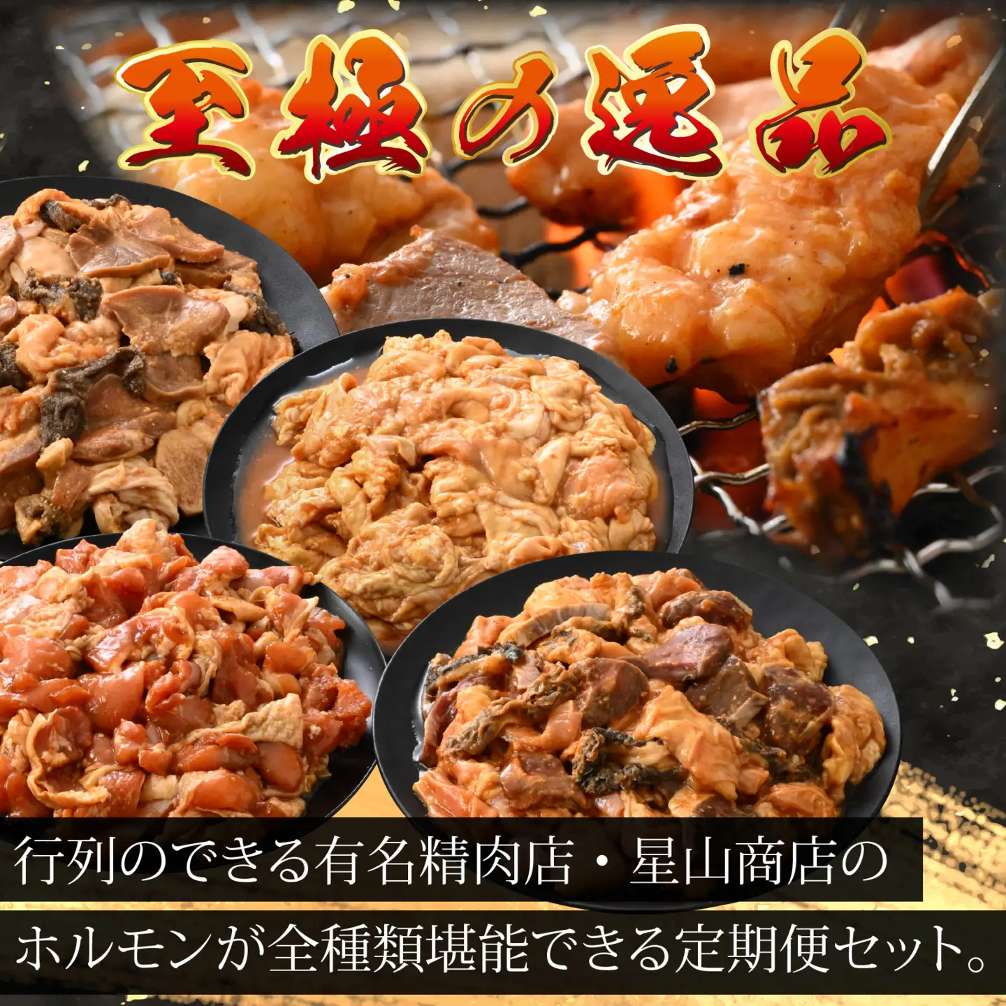 【4ヶ月定期便】星山ホルモン全種類＋若鶏もも肉セット| ホルモン 焼肉 BBQ