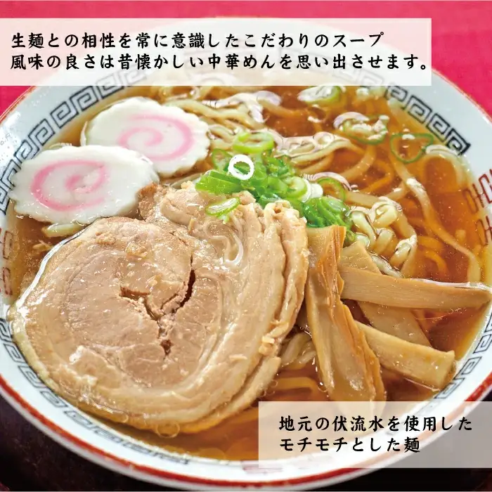 喜多方ラーメン 元祖生らーめん 醤油６食 味噌２食 計８食【07208-0056】