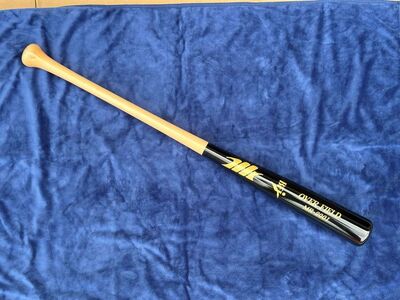 【黒×クリア色】メープル材BFJ付試合用バット1本【84cm・860g・標準グリップ】｜野球 木製バット 硬式 